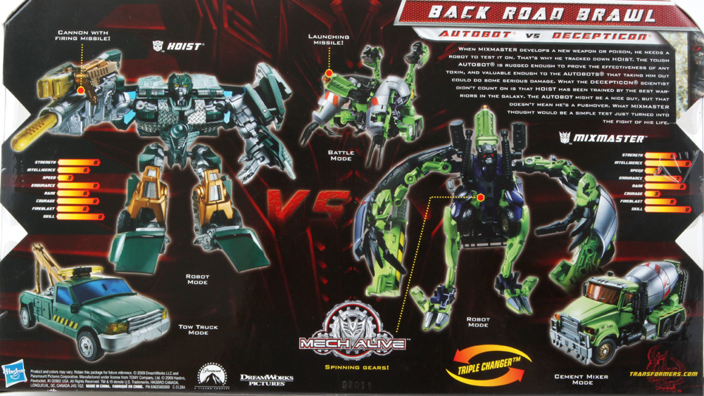 Versus Sets Back Road Brawl (Transformers, Movie - Revenge of the